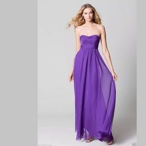 WTOO Bridesmaid Dress Purple Sz 10 Style# 394